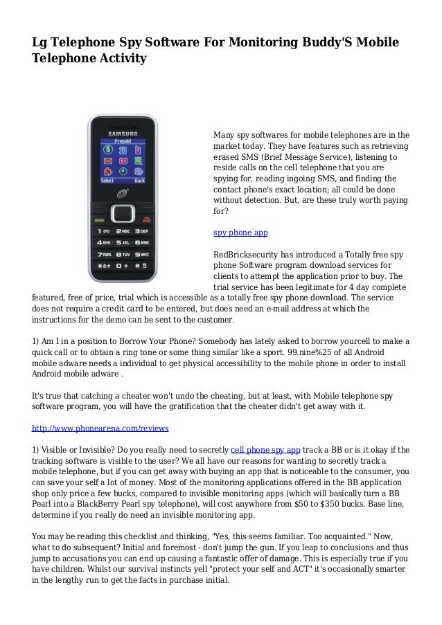 lg cell phone spy software